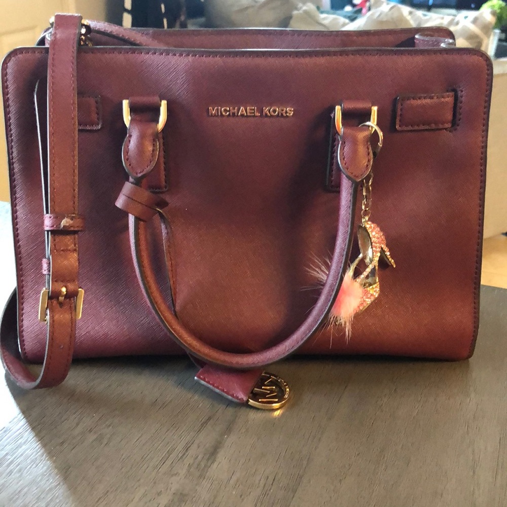 Michael Kors burgundy bag